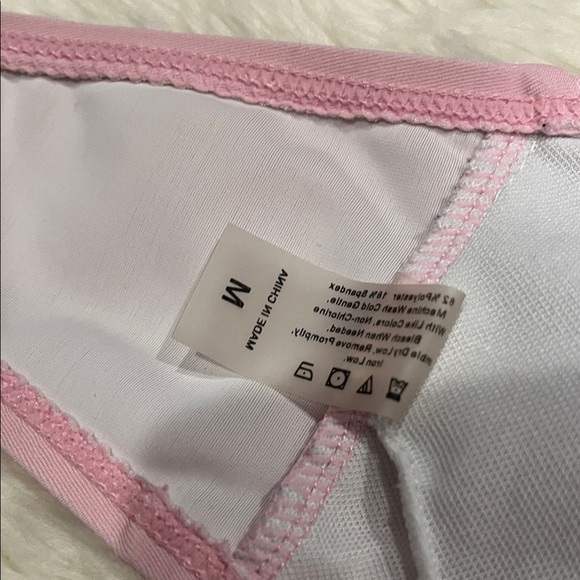 Pink Heart Pattern Kids Swim Set - Picture 6 of 7